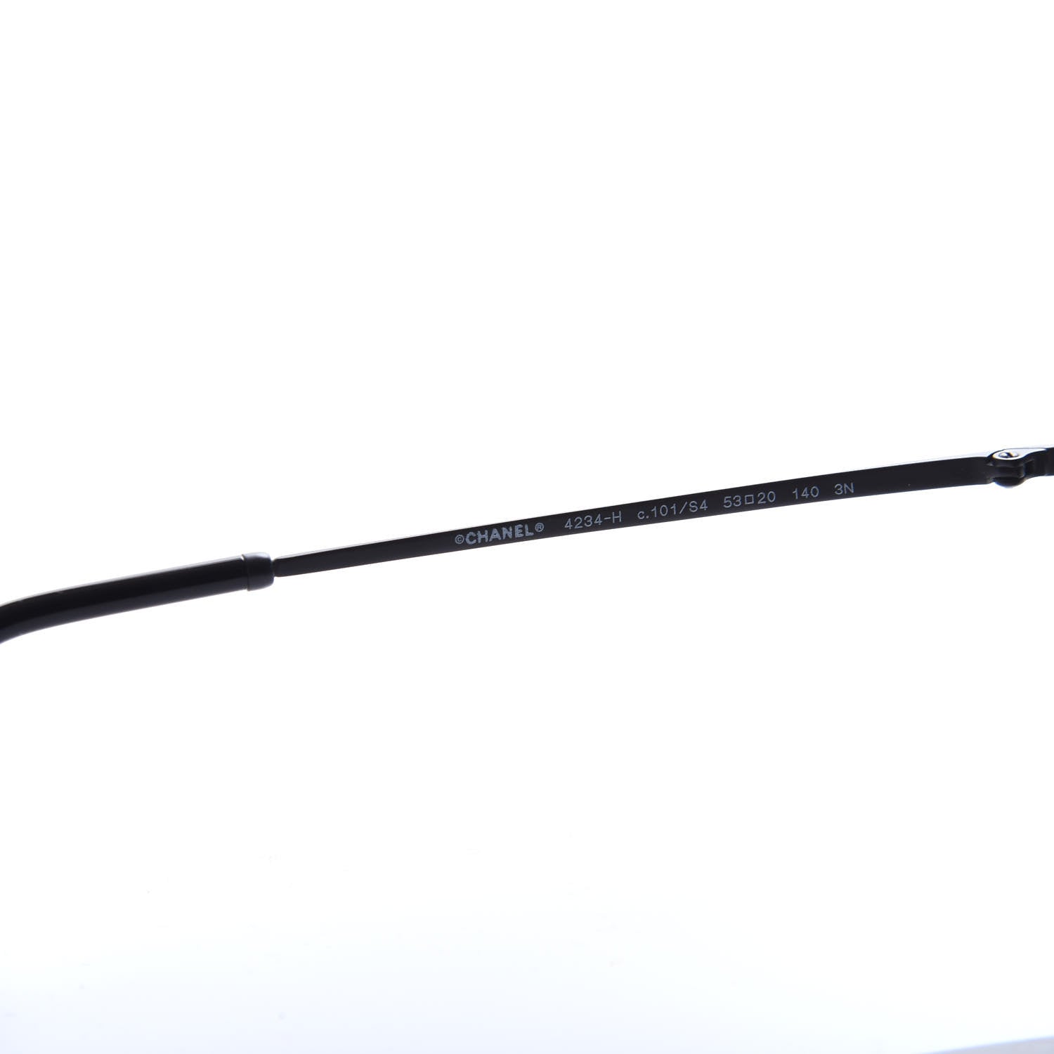 Chanel Pearl Round Sunglasses 4234-H Black 5 of 7