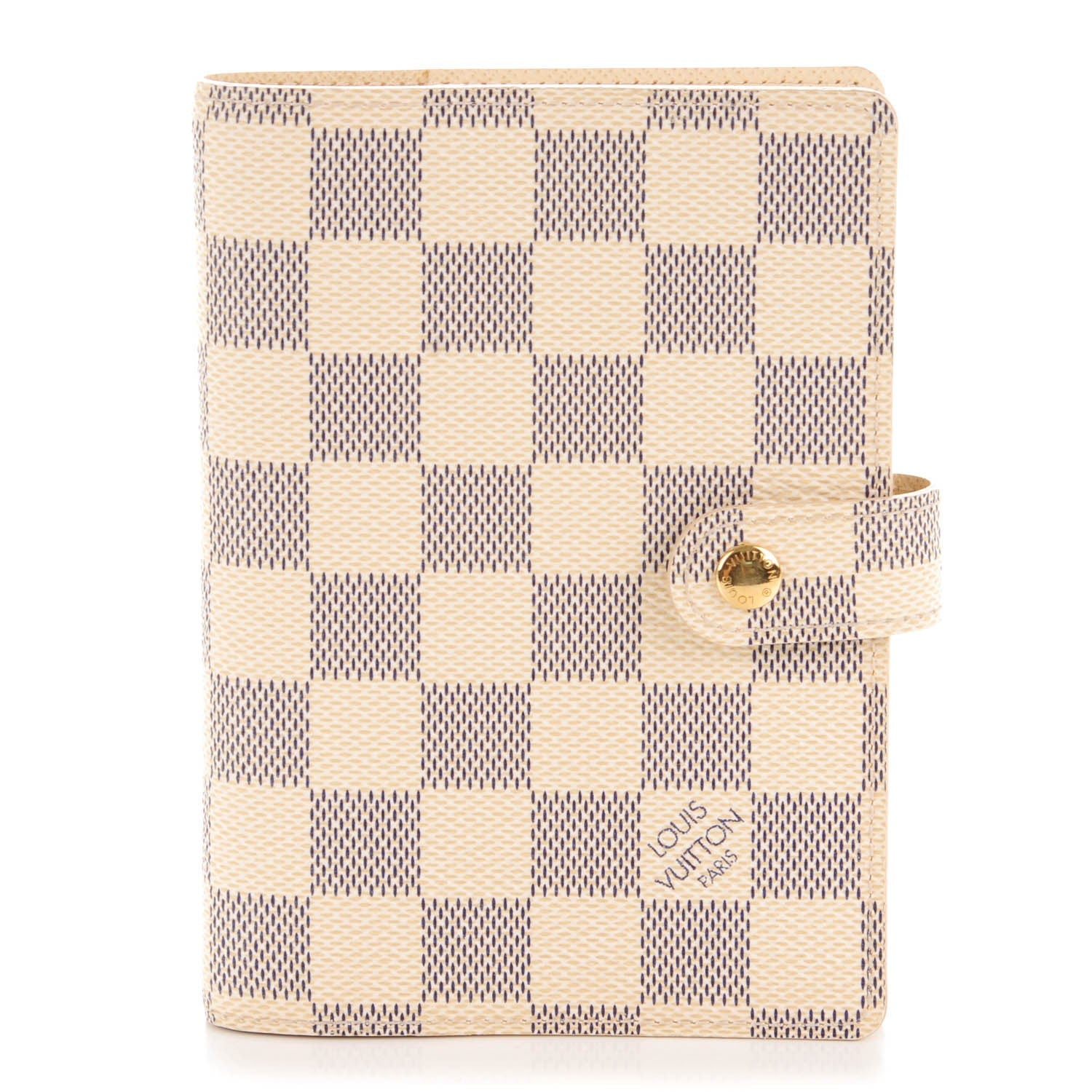 Louis Vuitton Damier Azur Small Ring Agenda Cover 1 of 7