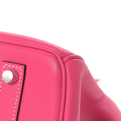 Hermes Epsom Candy Birkin 35 Rose Tyrien Rubis 37 of 43