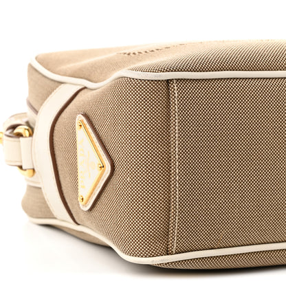 Prada Jacquard Logo Camera Bag Corda Talco 10 of 12