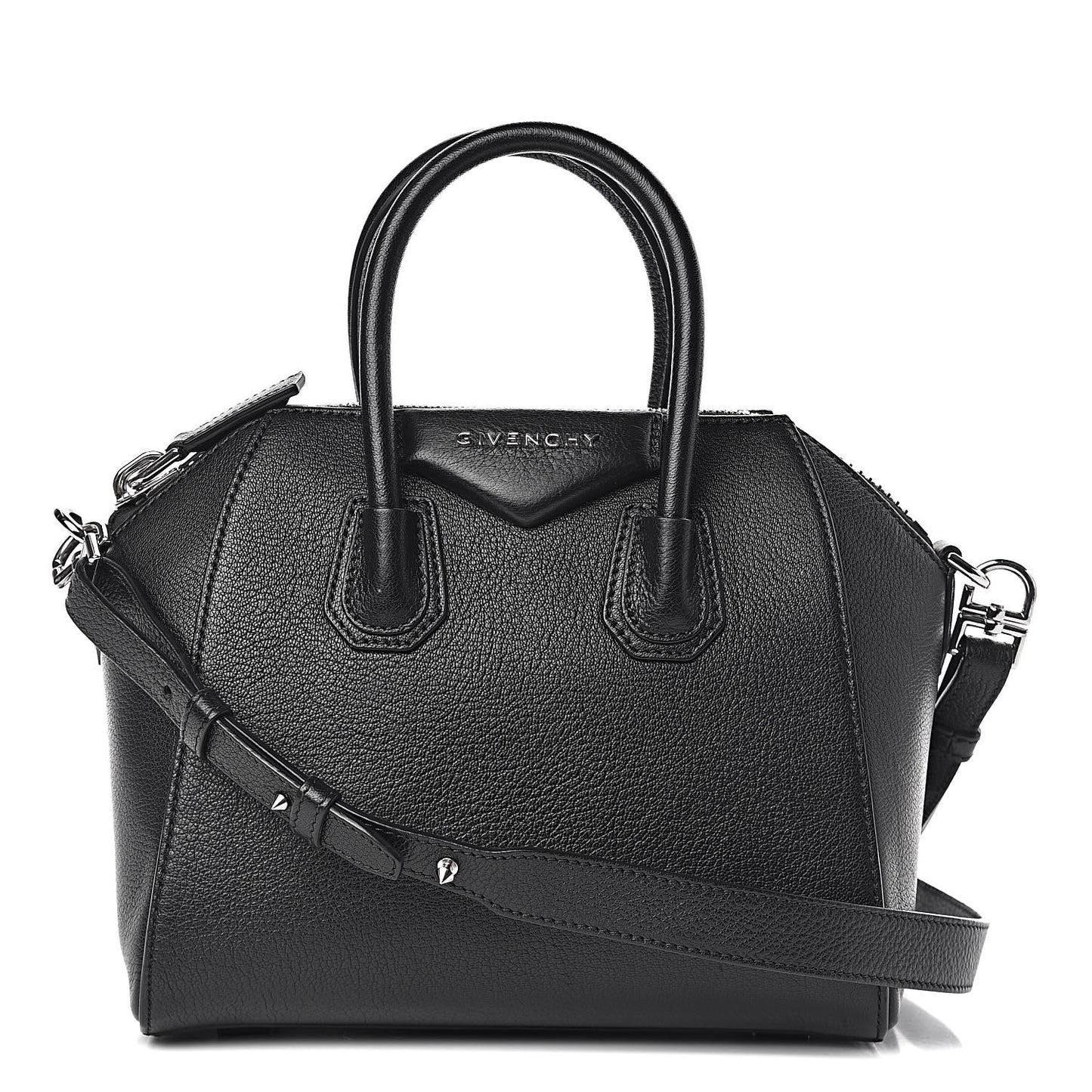 Sugar Goatskin Mini Antigona Black
