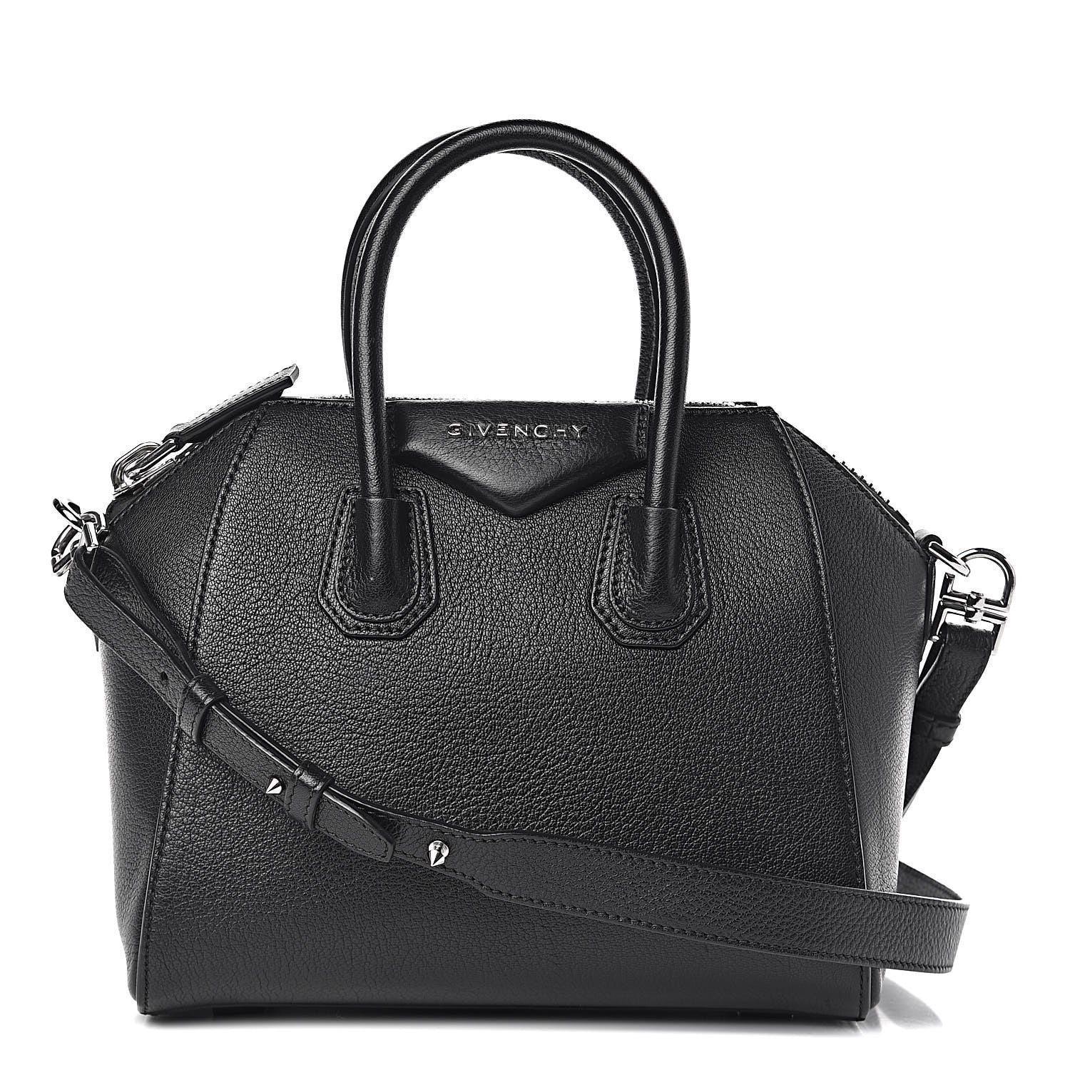 Givenchy Sugar Goatskin Mini Antigona Black 1 of 10