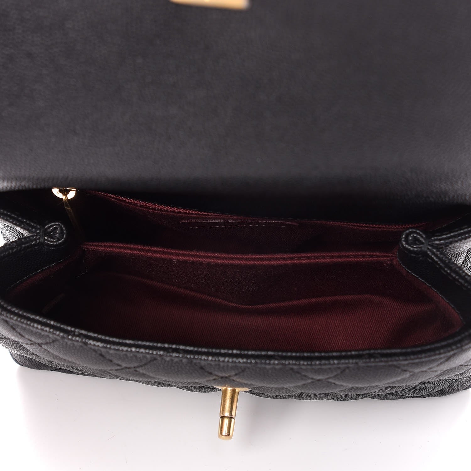 Chanel Caviar Quilted Mini Coco Handle Flap Black 5 of 8