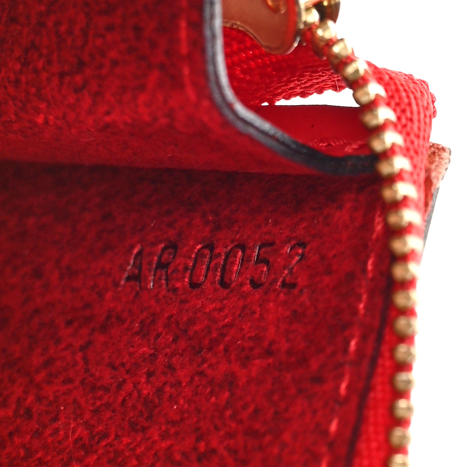 Louis Vuitton Epi Pochette Accessories 24 Castillan Red 6 of 9