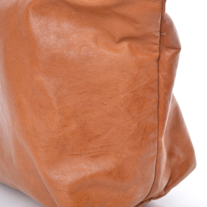 Gucci Calfskin Tattoo Heart Babouska Shopping Tote Brown 9 of 14