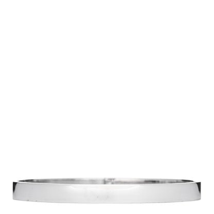 Hermes 18K White Gold Diamond PM Kelly Pave Bracelet SH 2 of 3