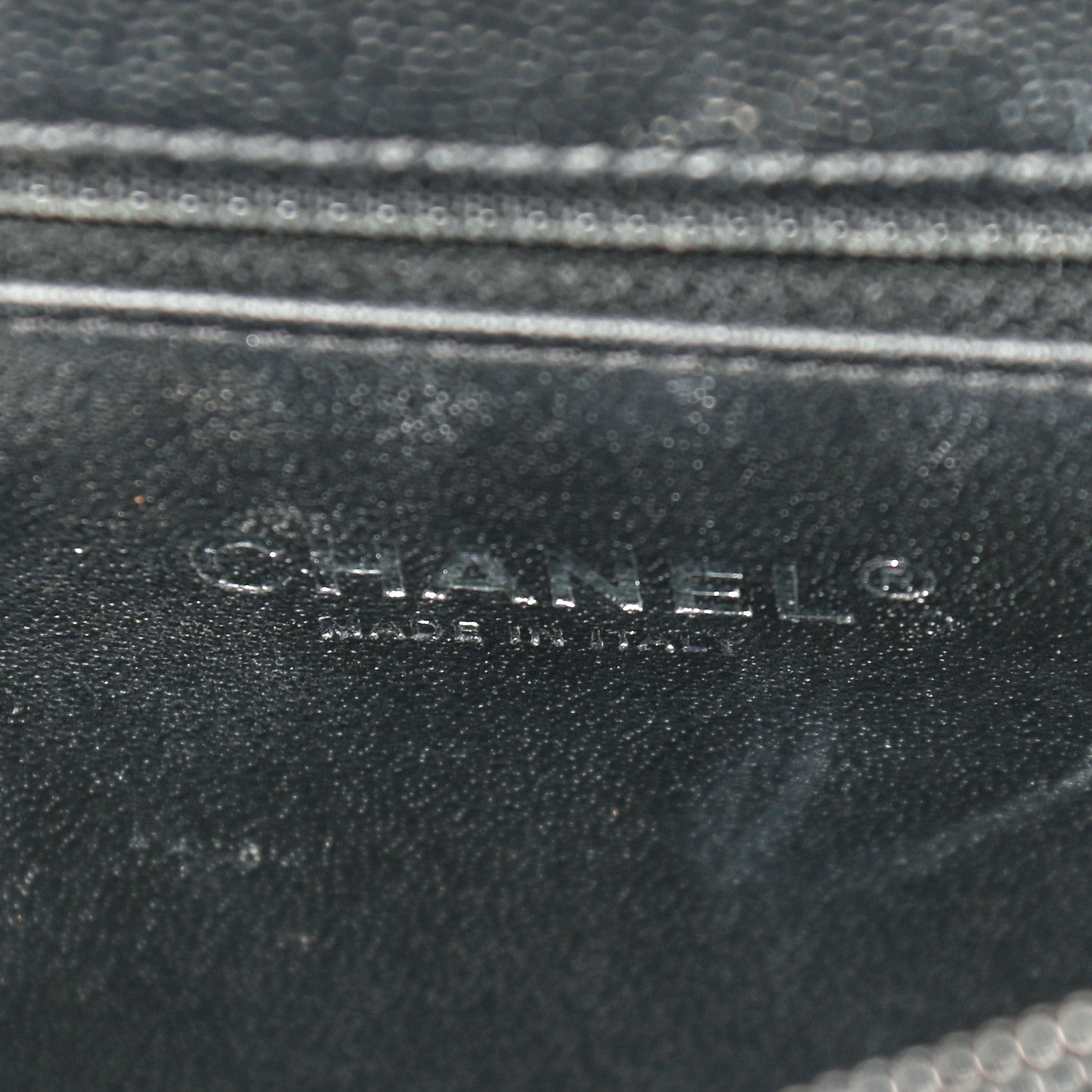 Chanel Caviar Lizard Quilted Large Coco Handle Flap Black 6 of 9