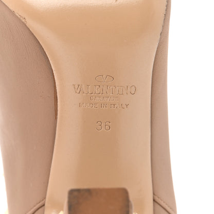 Valentino Garavani Calfskin Rockstud All Over Tall Boots 36 Alpaca 6 of 12