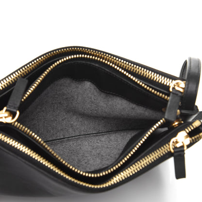 Celine Lambskin Small Trio Crossbody Bag Black 5 of 7