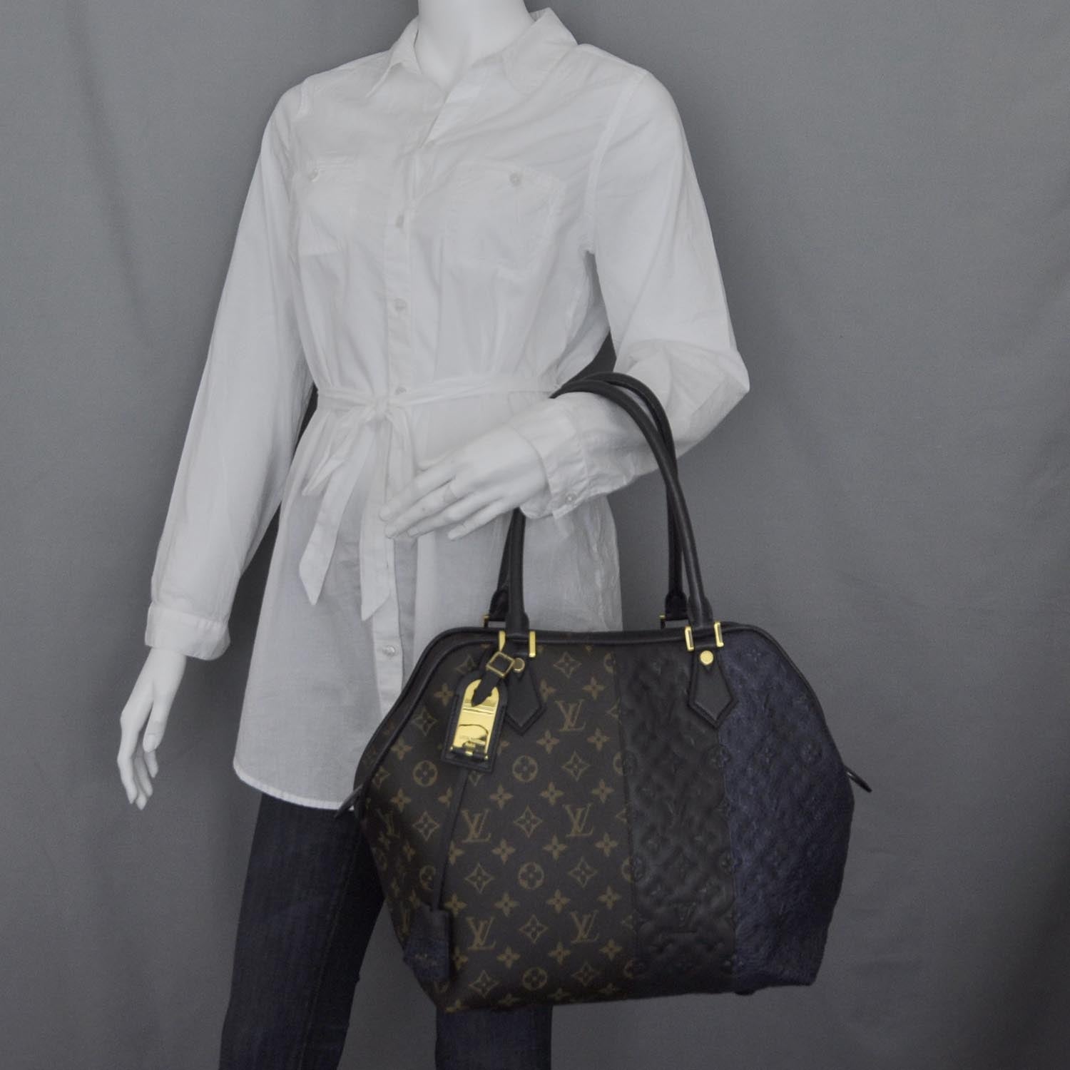 Louis Vuitton Monogram Stripes Medium Bag Marine 2 of 9