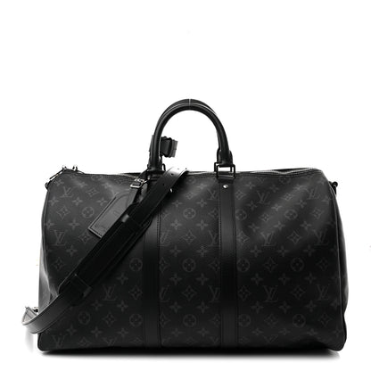 Louis Vuitton Monogram Eclipse Keepall Bandouliere 45 1 of 9