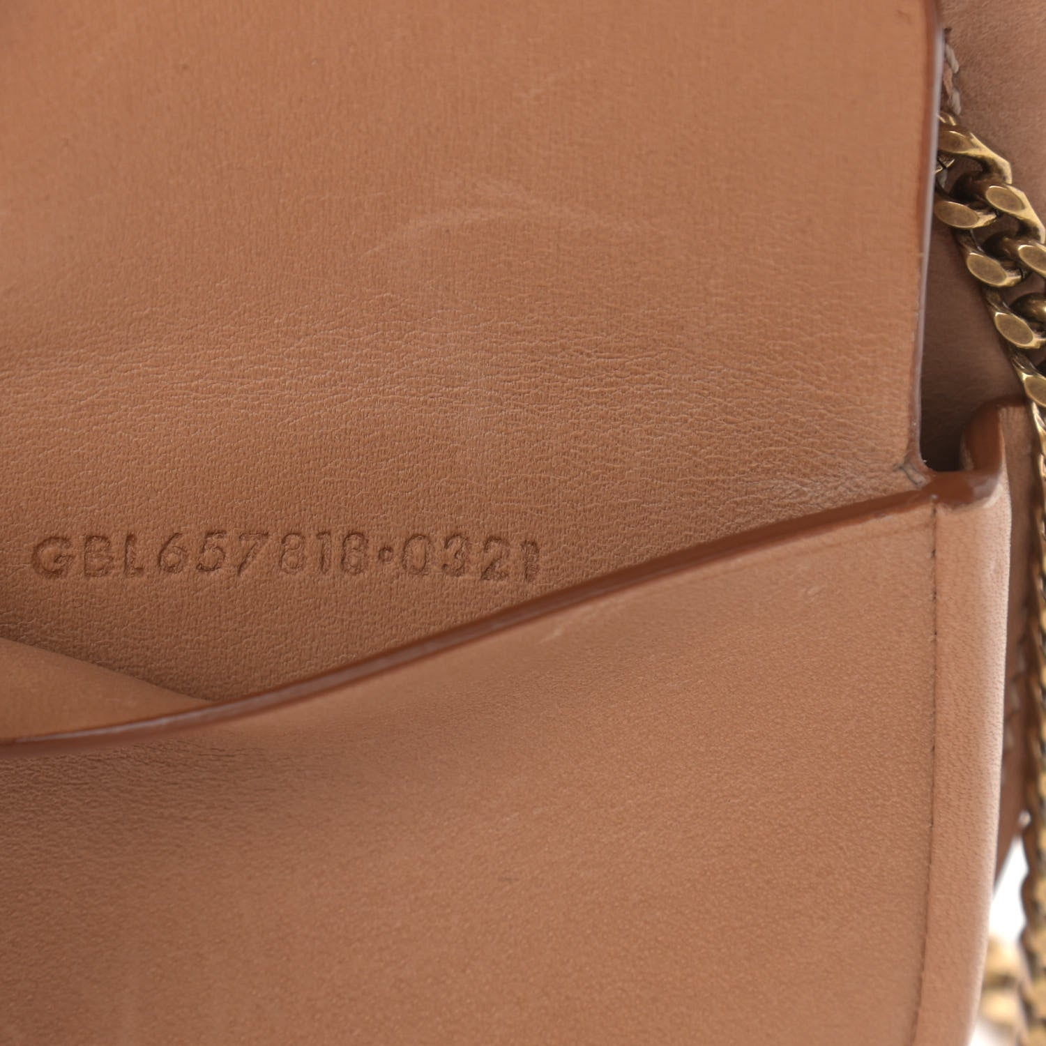 Saint Laurent Calfskin Monogram Baby Kaia Crossbody Bag Vintage Brown 7 of 12