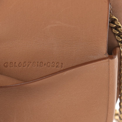 Saint Laurent Calfskin Monogram Baby Kaia Crossbody Bag Vintage Brown 7 of 12