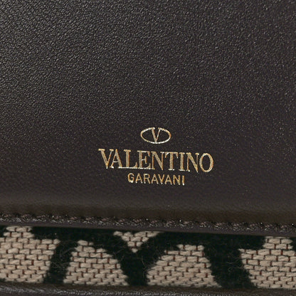 Valentino Garavani Toile Iconographe Nappa Vlogo Small Loco Shoulder Bag Natural Ivory 8 of 10