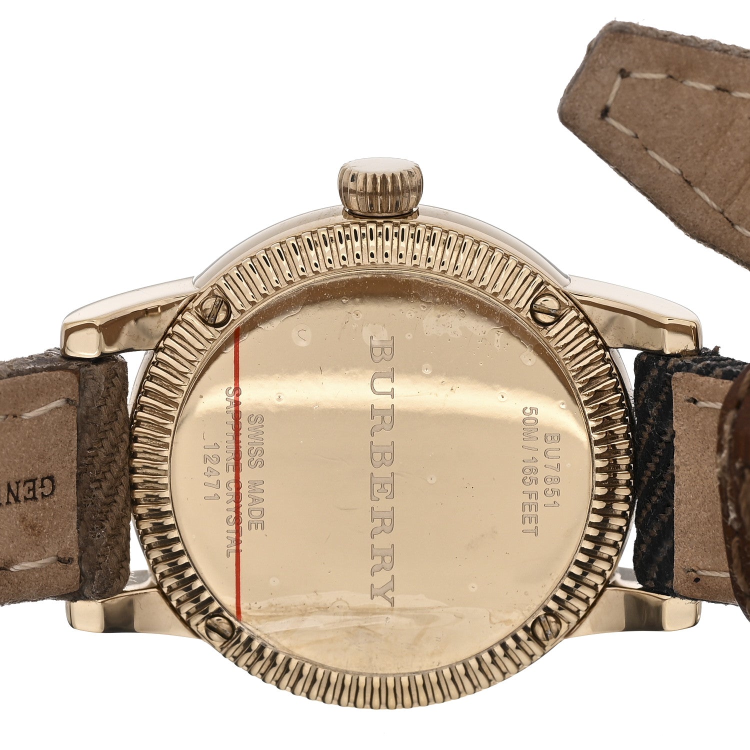 Burberry Stainless Steel Calfskin 30mm Double Wrap Quartz Watch BU7851 4 of 5