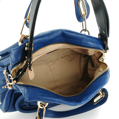 Chloe Calfskin Medium Military Paraty Royal Navy 5 of 8