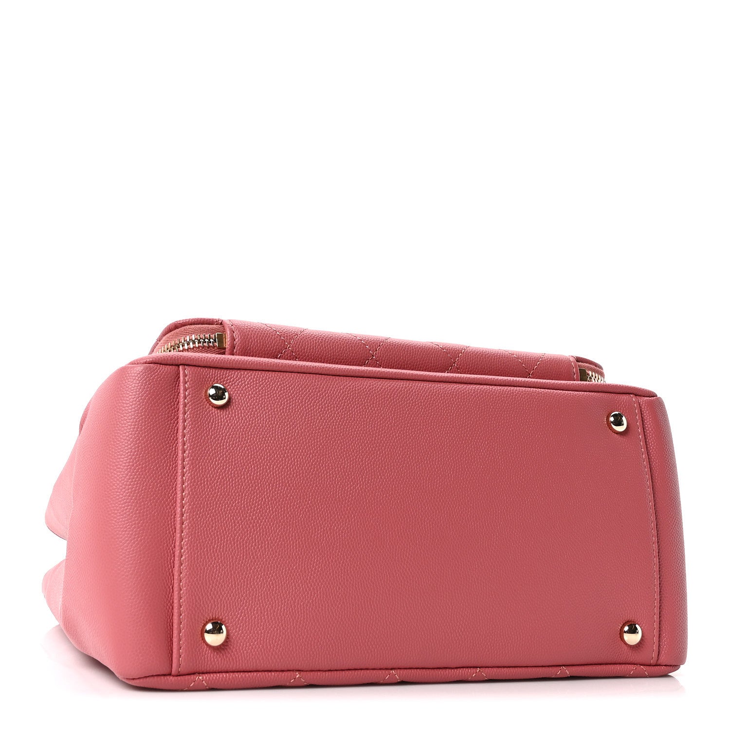 Chanel Caviar Quilted Small Business Affinity Shopping Bag Pink 3 of 10