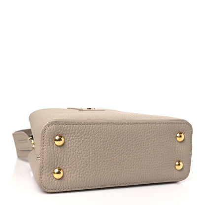 Louis Vuitton Taurillon Snakeskin Mini Capucines Galet 4 of 8