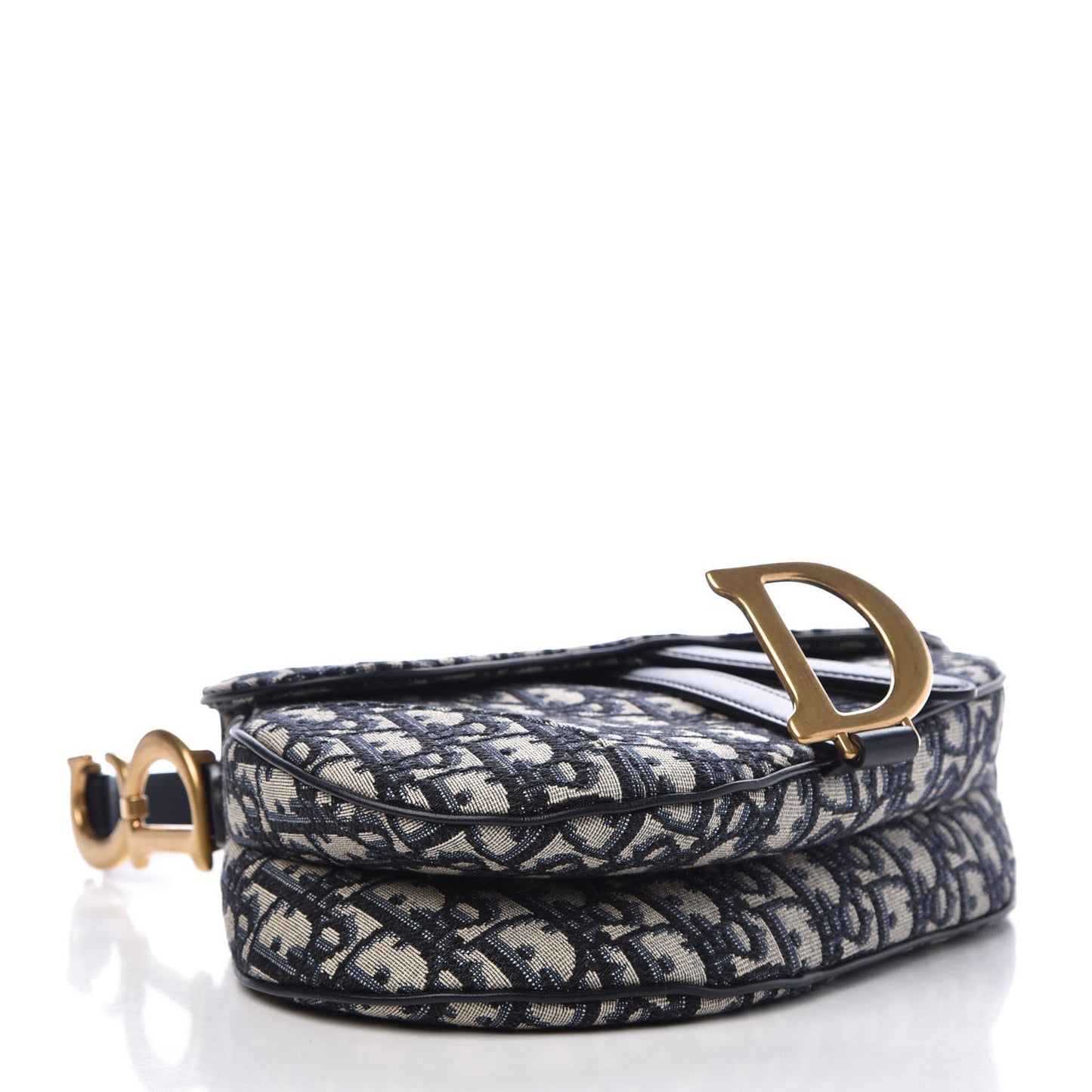 Oblique Saddle Bag Blue