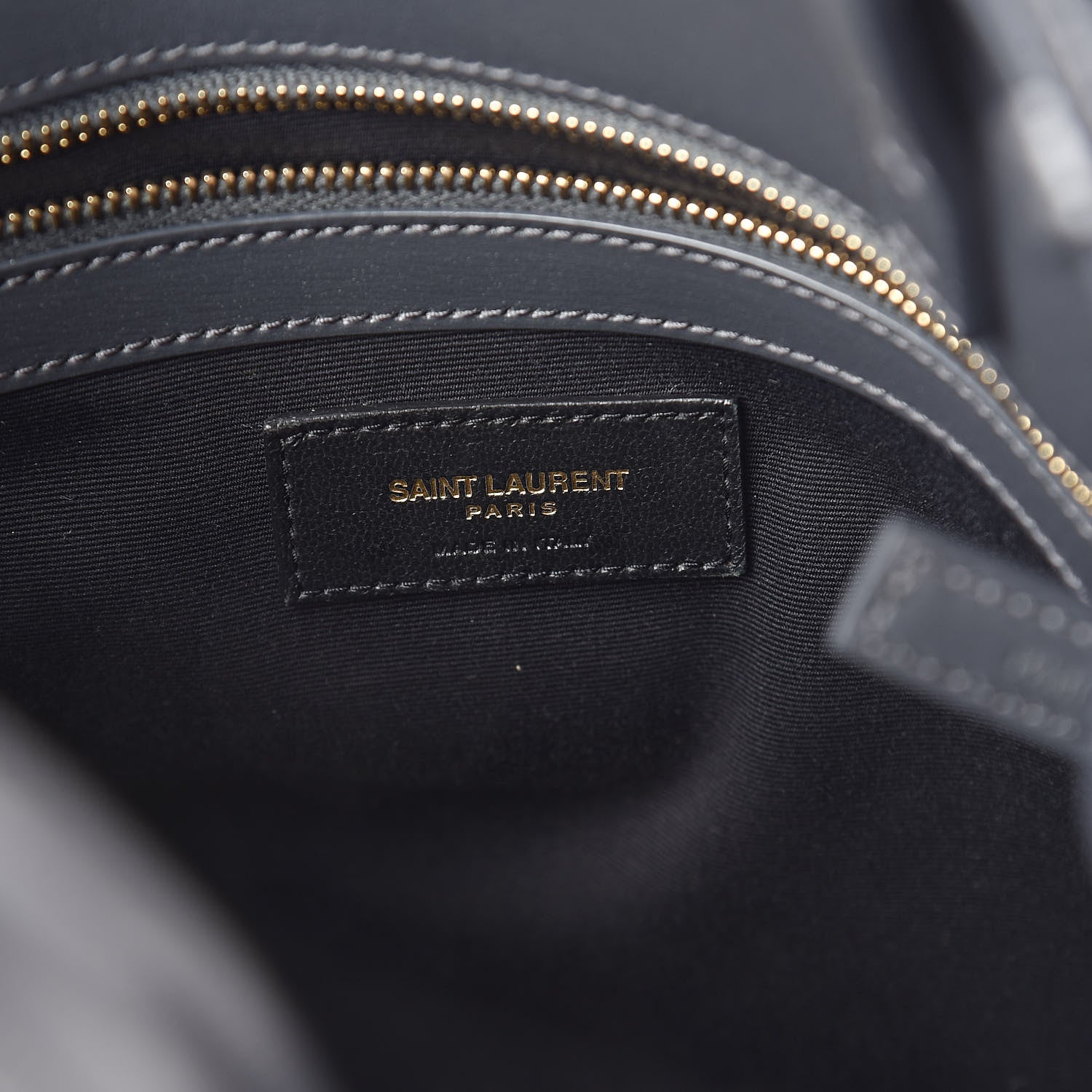 Saint Laurent Calfskin Small Manhattan Shopper Tote Smog 6 of 9