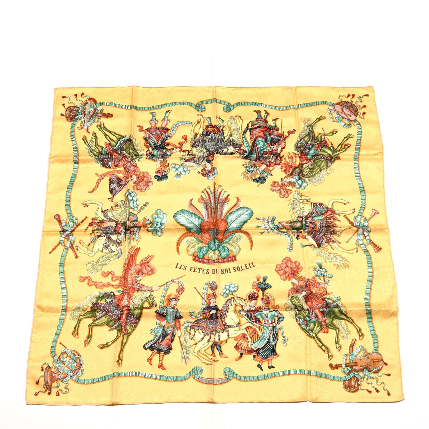 Silk Les Fetes du Roi Soleil Scarf 90