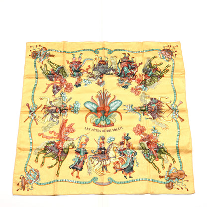 Hermes Silk Les Fetes du Roi Soleil Scarf 90 1 of 5