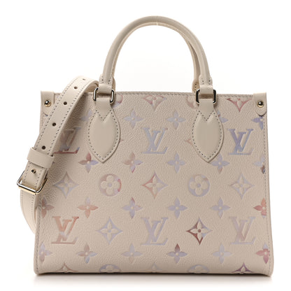 Louis Vuitton Empreinte Monogram Onthego  PM Dream Cream 1 of 9