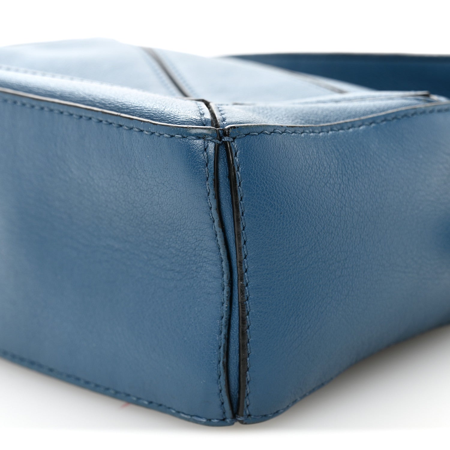 Loewe Calfskin Mini Puzzle Bag Blue 10 of 11
