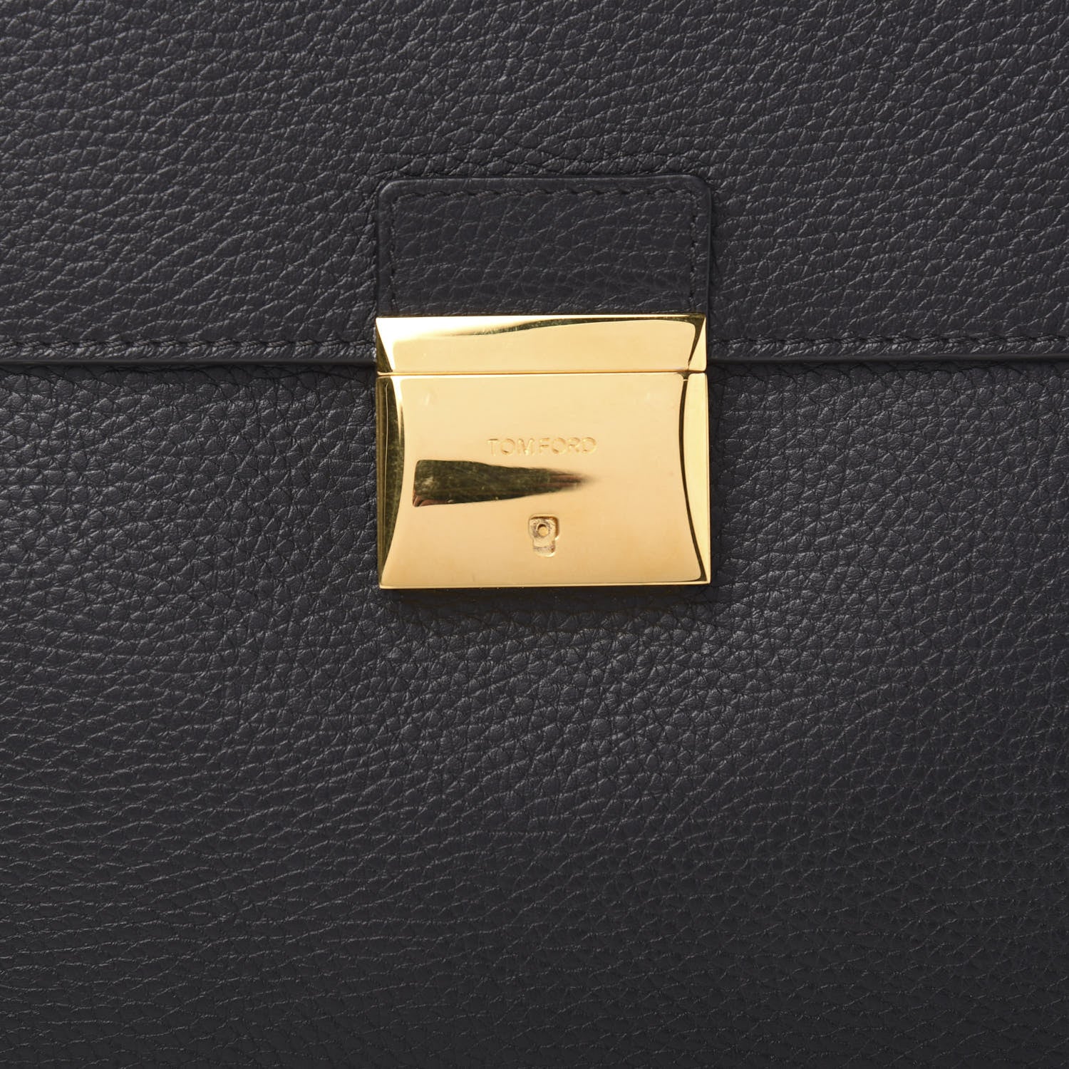 Tom Ford Grained Calfskin Briefcase Black 9 of 9