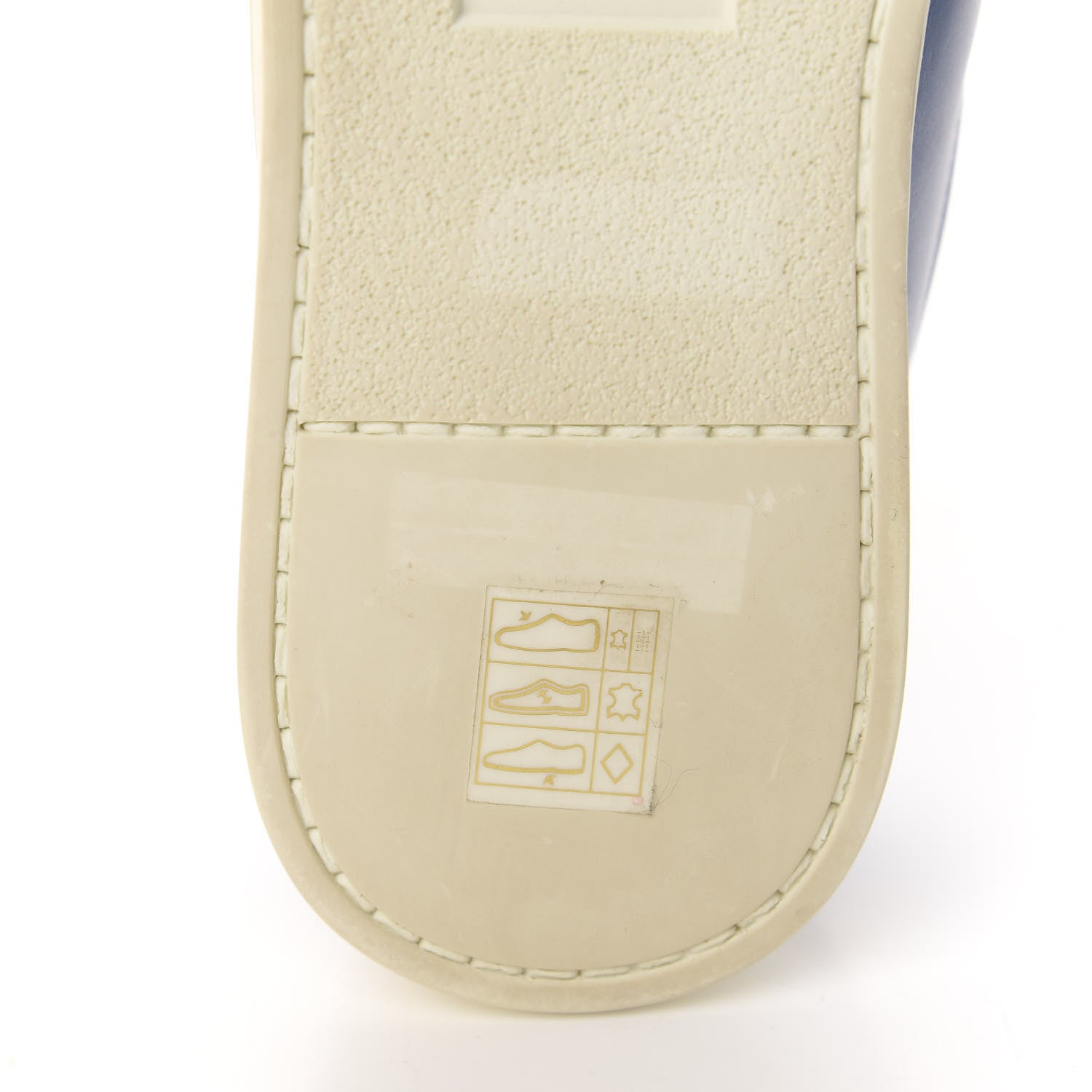 Fendi Vitello FF Rockoclick Slip On Sneakers 38 Blue 9 of 11