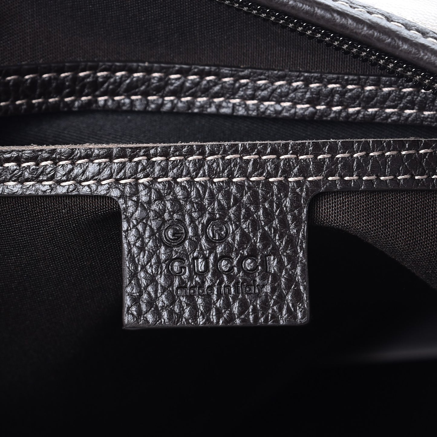 Crystal Monogram Abbey Messenger Bag Beige Dark Brown