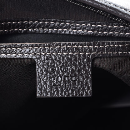 Gucci Crystal Monogram Abbey Messenger Bag Beige Dark Brown 6 of 7