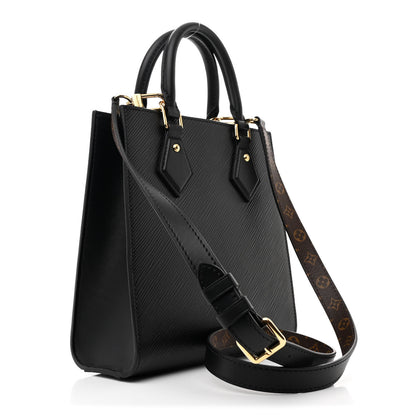 Louis Vuitton Epi Sac Plat BB Black 3 of 9