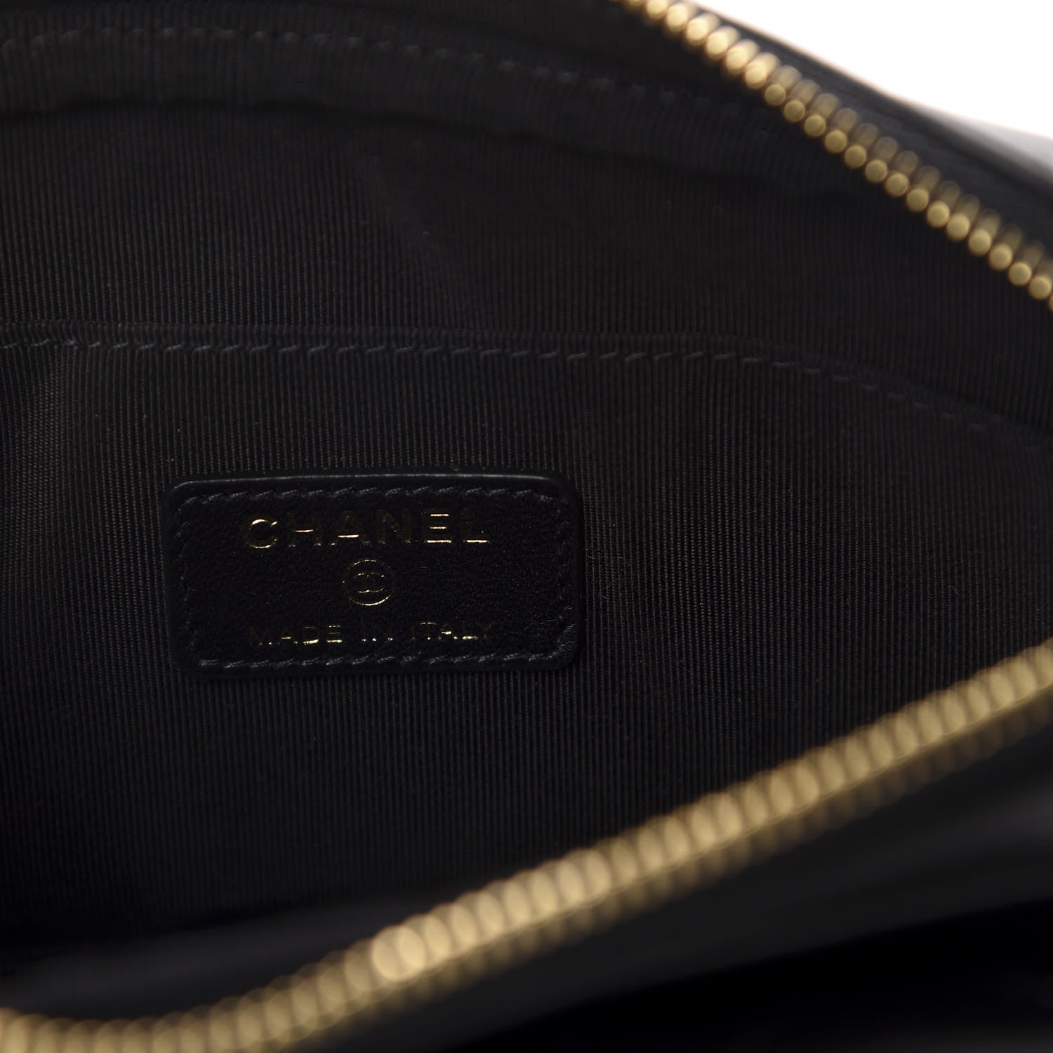 Chanel Lambskin Quilted Waist Bag Black 9 of 12