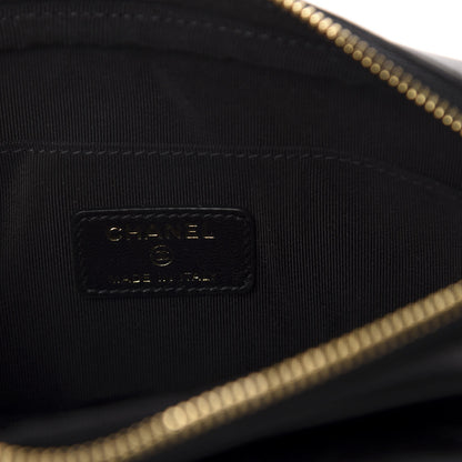 Chanel Lambskin Quilted Waist Bag Black 9 of 12