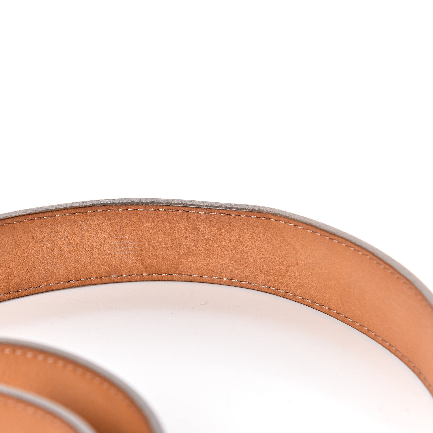 Louis Vuitton Epi 30mm LV Initiales Belt 80 32 Ivory 9 of 9