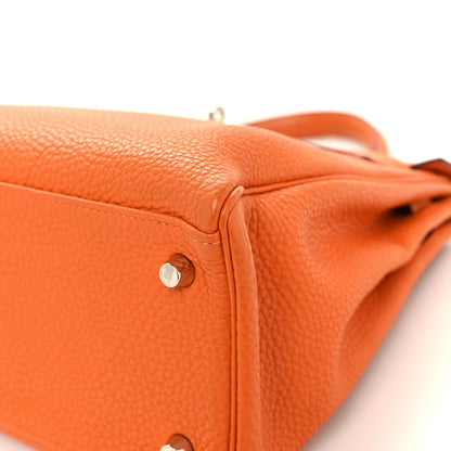 Hermes Togo Kelly Retourne 32 Orange 10 of 13