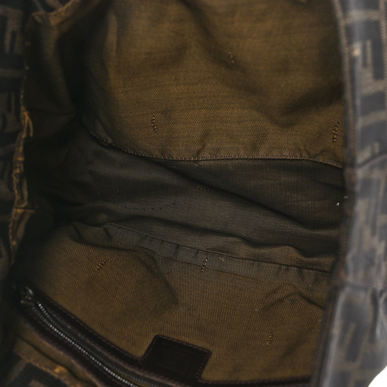 Fendi Zucca Small Holdall Tote Tobacco 5 of 10