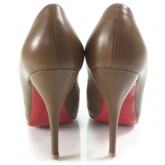 Christian Louboutin Ronaldo Heels Brown 37.5 3 of 6