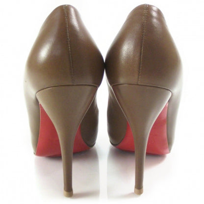 Christian Louboutin Ronaldo Heels Brown 37.5 3 of 6
