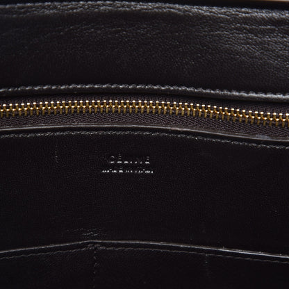 Celine Goatskin Smooth Calfskin Small Ring Bag Dark Taupe 7 of 11