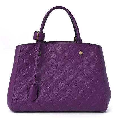 Louis Vuitton Empreinte Montaigne MM Amethyste 1 of 8