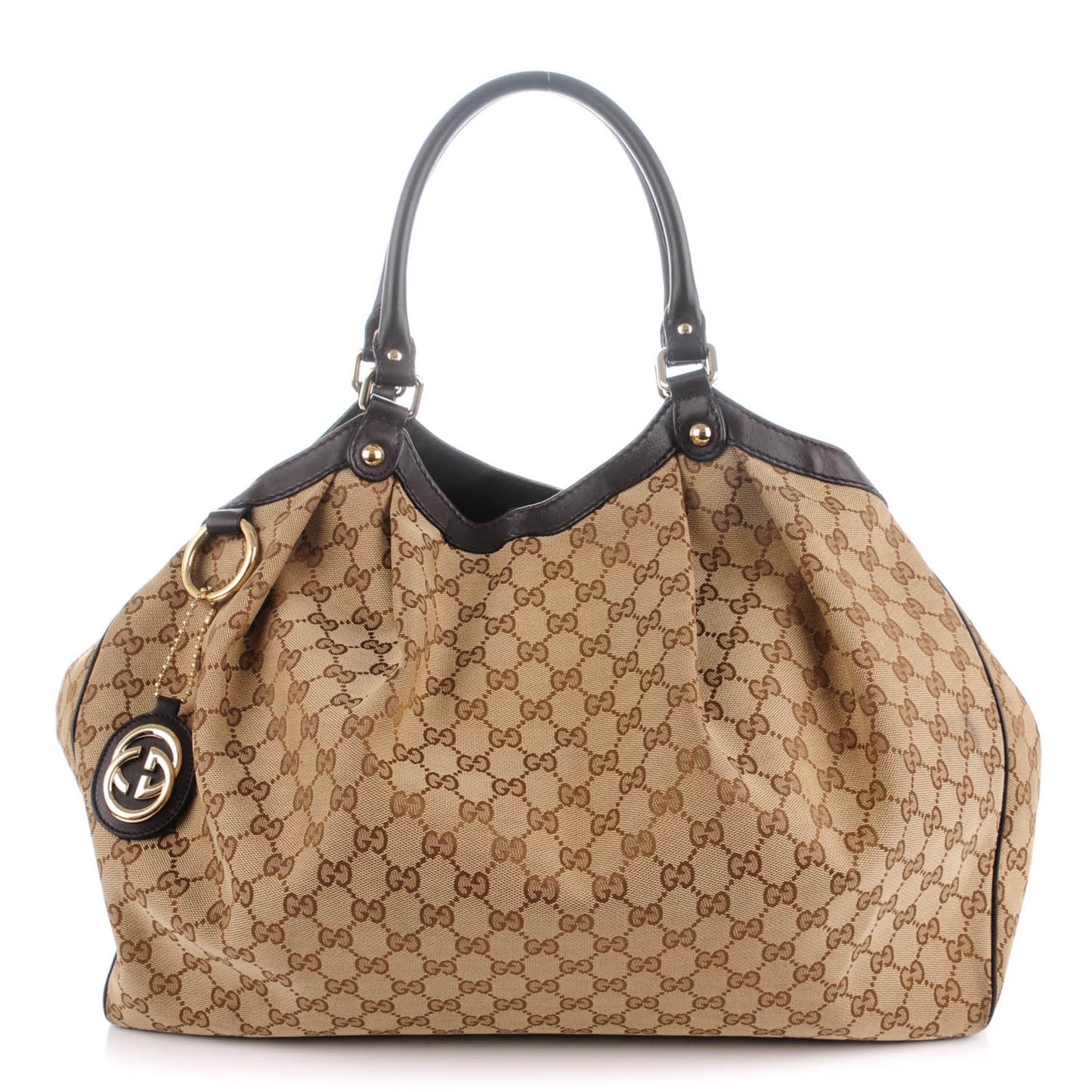 Monogram Large Sukey Tote Dark Brown