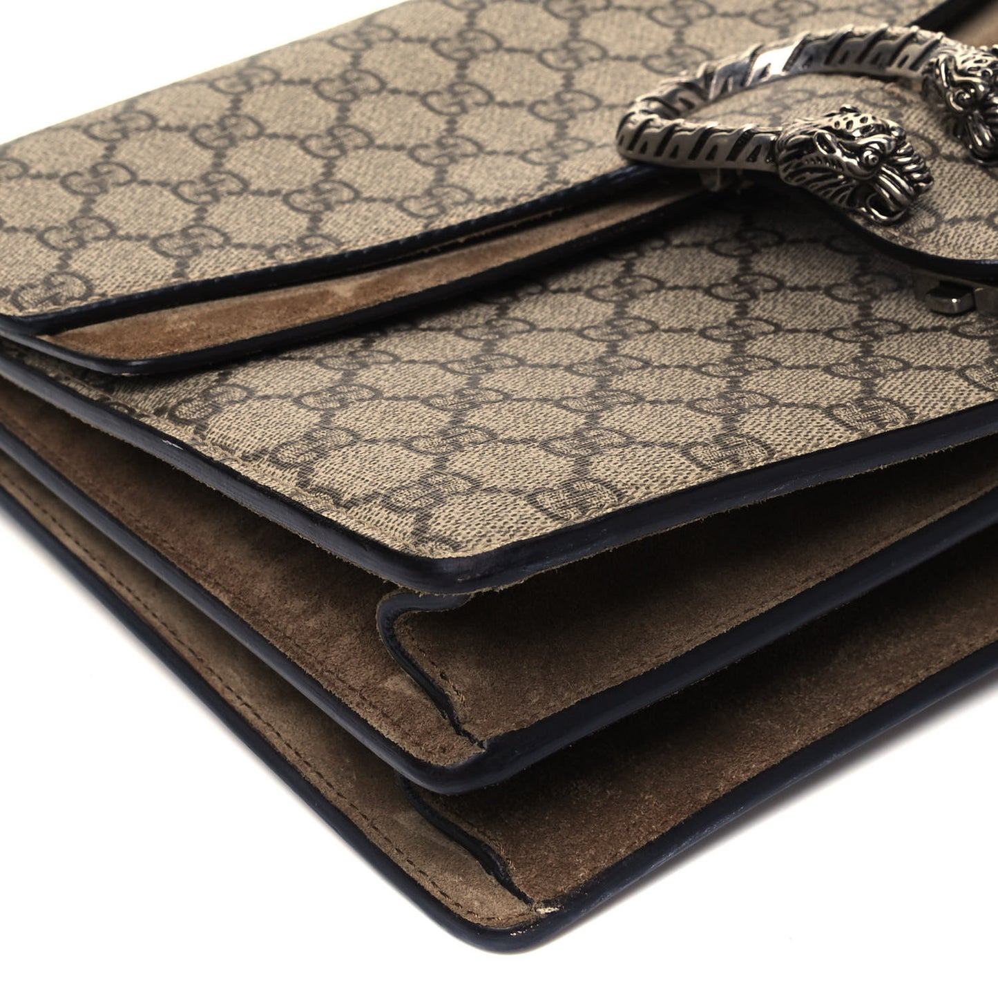 GG Supreme Monogram Medium Dionysus Shoulder Bag Taupe