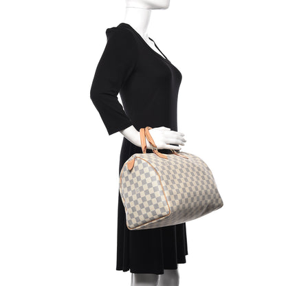 Louis Vuitton Damier Azur Speedy 30 2 of 13