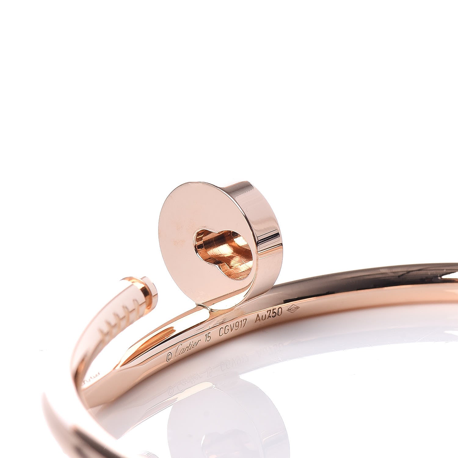 Cartier 18K Pink Gold Juste Un Clou Bracelet 15 5 of 7