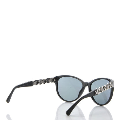 Chanel CC Chain Sunglasses 5215Q Black 4 of 7