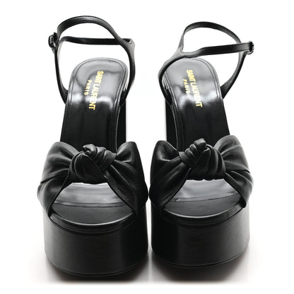 Saint Laurent Vendome Bianca 85 Platform Sandals 37.5 Black 3 of 10
