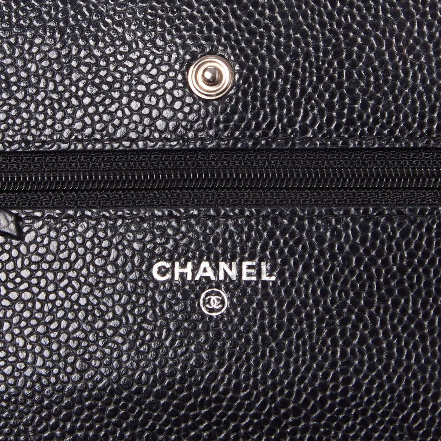 Chanel Caviar Quilted Wallet On Chain WOC Black 8 of 10
