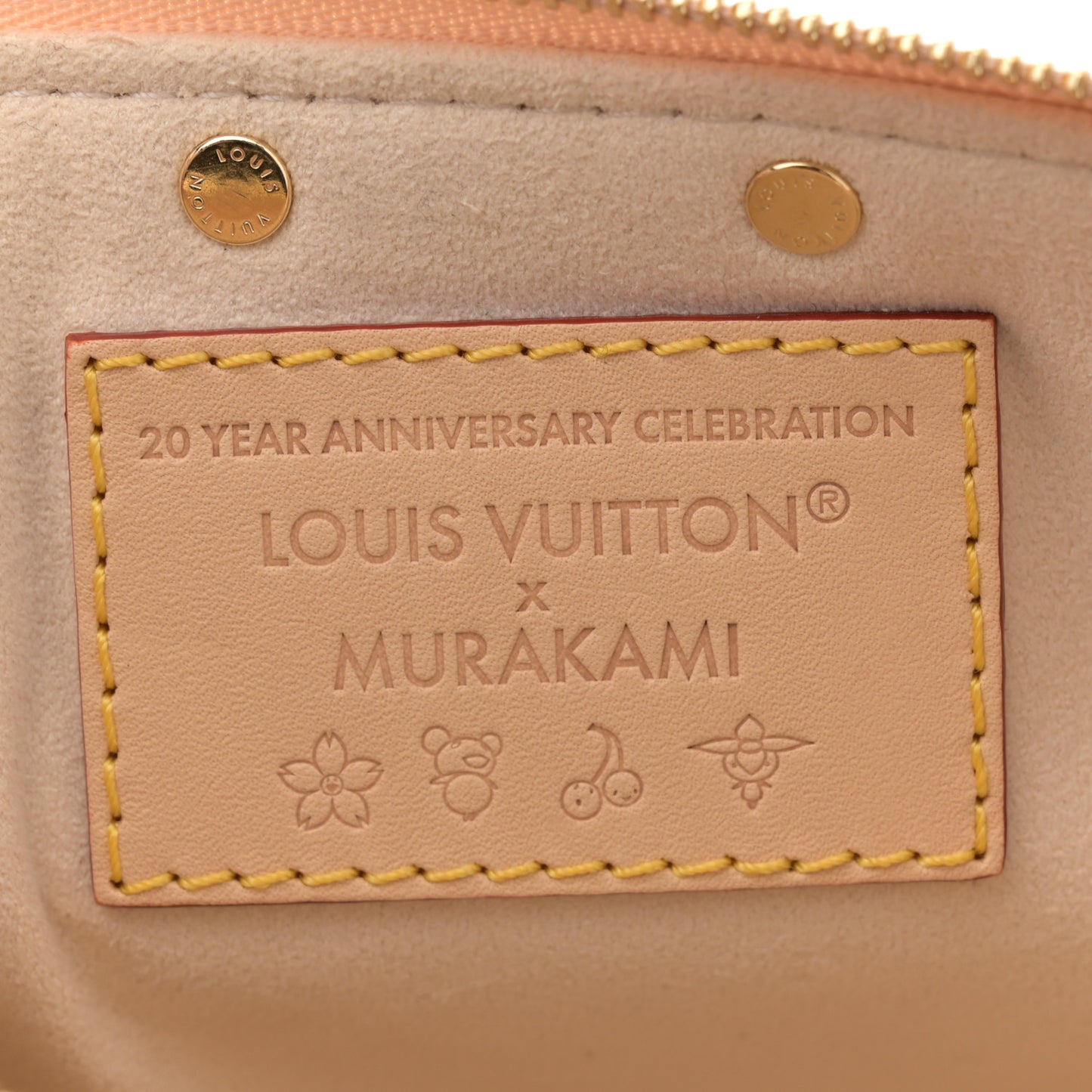 LV X TM Monogram Multicolor Pochette Accessories White